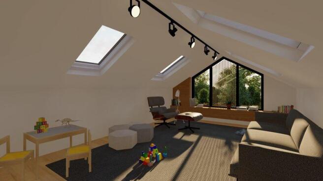 Planned Living Area/Bedroom