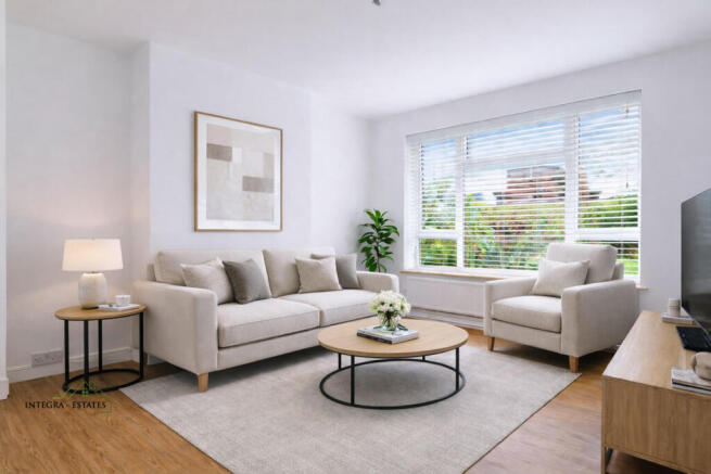 Digitally staged Lounge