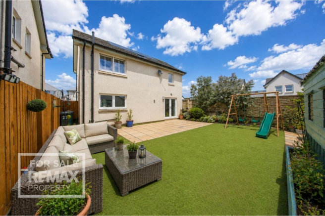 Virtually Staged Rear Garden