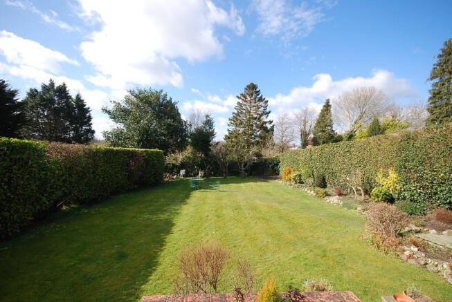 Rear garden