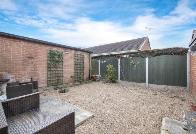 rear low maintenance garden