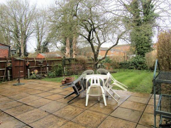 Large patio