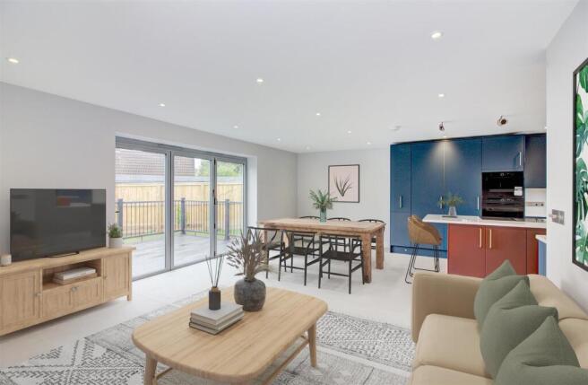 Kitchen/dining/family room