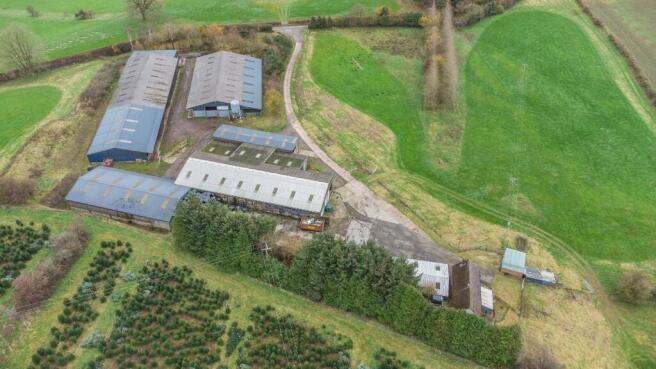 aerial of yard