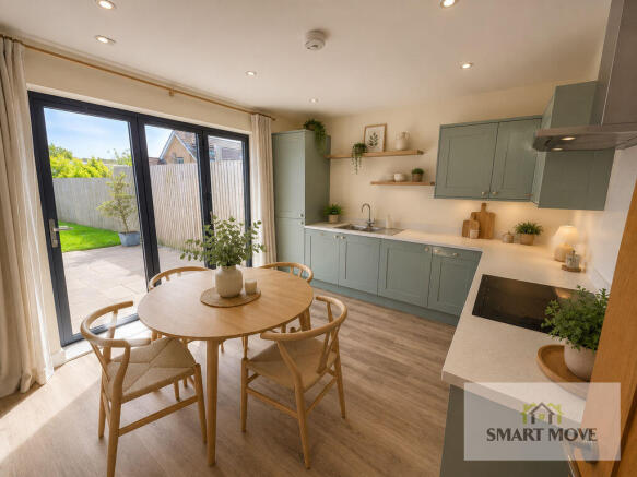 Kitchen Diner - Virtually Staged