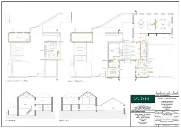 Proposed floorplans
