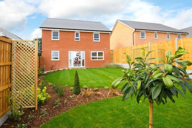 High Elms Park Barratt Rayleigh 4 bedroom home Garden