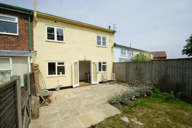 Rear of cottage