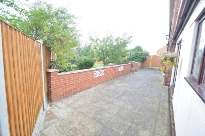 Rear patio