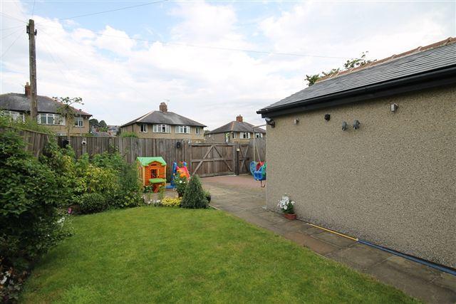 Rear of property