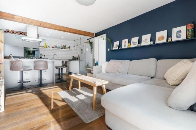 Open plan living area