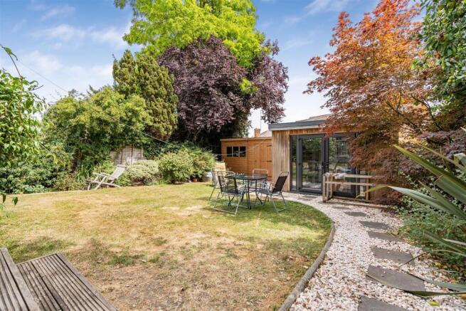 South facing rear garden