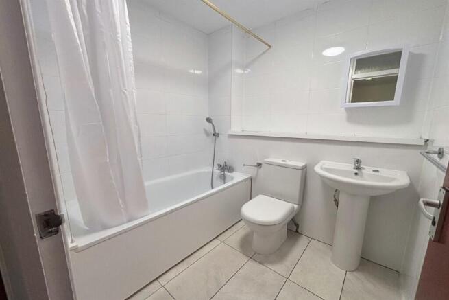 White bathroom suite