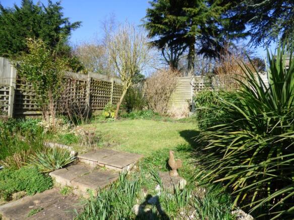 top garden area
