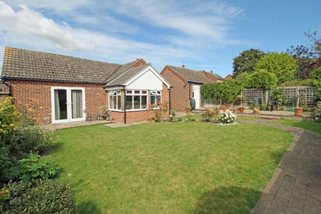 Rear of property