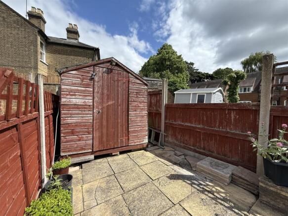 Rear Patio and Shed