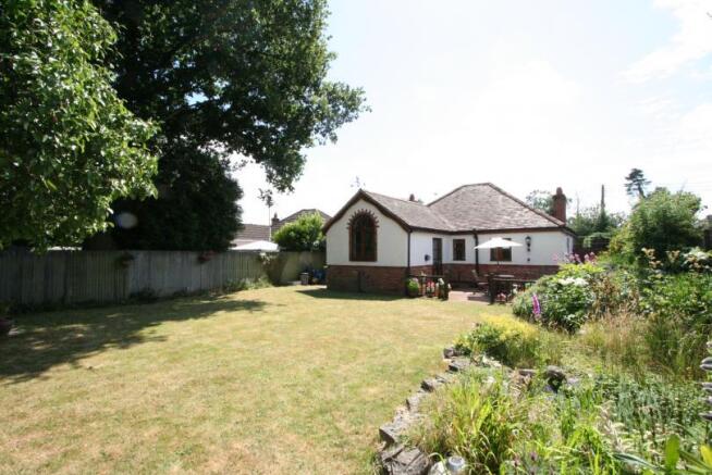Rear of property