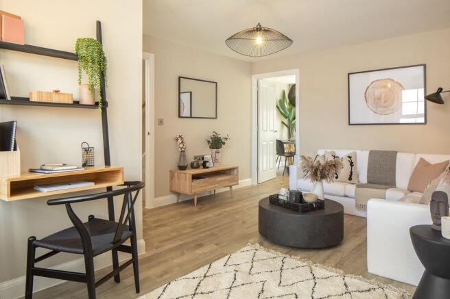 Inside view of the Maidstone lounge. 3 bedroom home. 