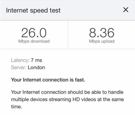 Internet Speed