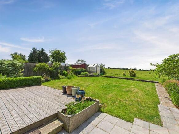 Rear garden and views