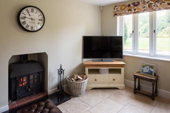 Living Area Fireplace.