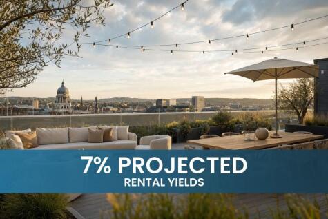7% Projected Rental Yields | Modern Nottingham Apartment – Smart 1 Bed, Tenant Ready