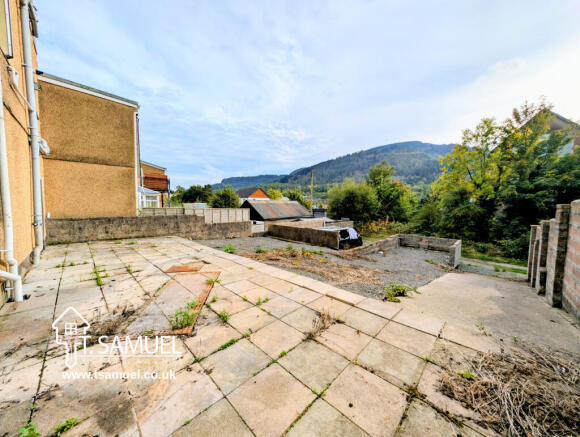 Rear of property