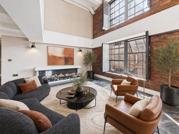 Lounge Area Virtual Staging