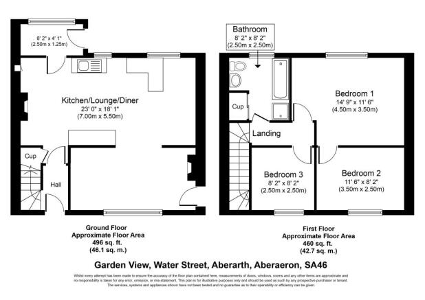 8 Water Street, Aberarth, Dyfed, SA46 0LN
