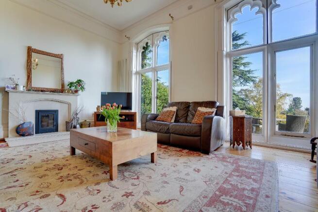Drawing room with beautiful views