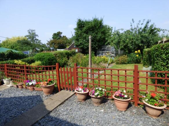 Rear garden
