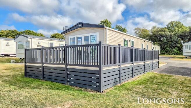 ABI Amberley holiday caravan exterior with decking