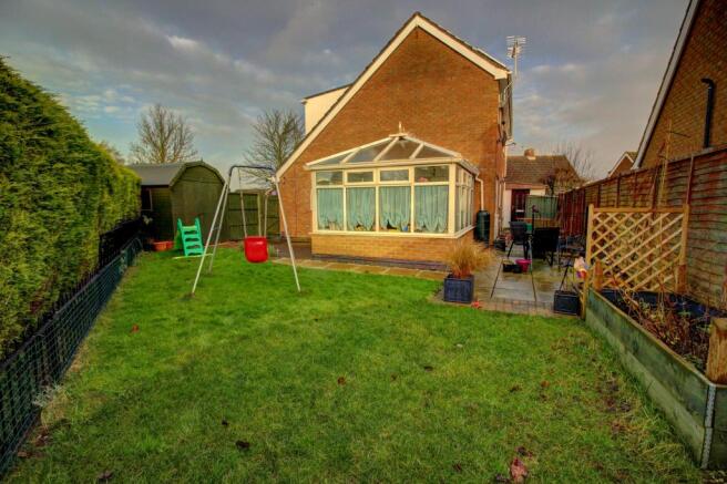 Rear view of property