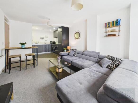 Open plan living/dining/kitchen area