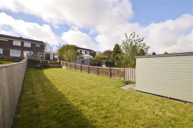 Rear of property