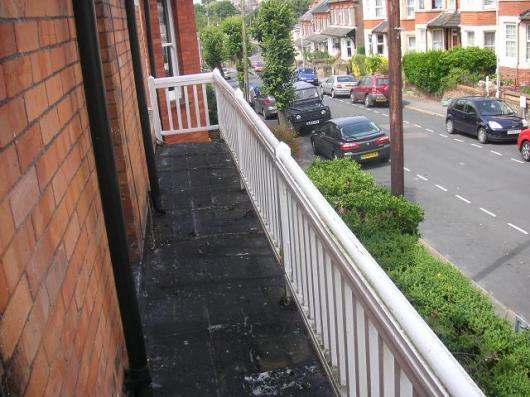 Balcony and street
