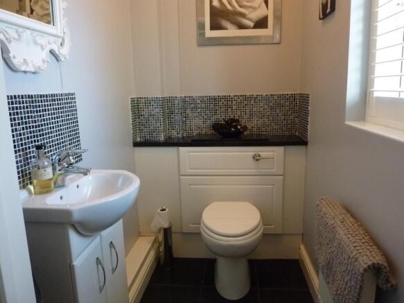 Downstairs cloakroom