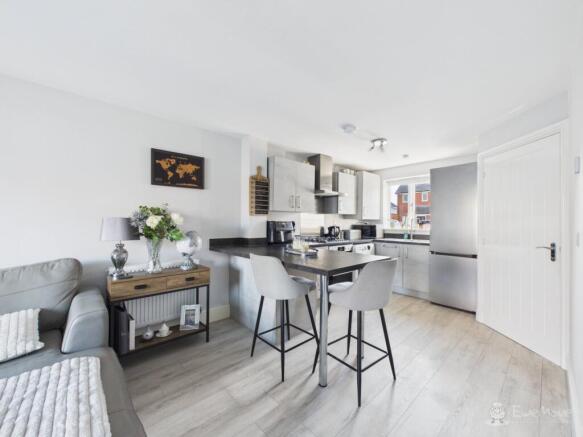 Open plan kitchen living room- Mark Stephens EweMo
