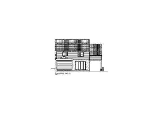 PROPOSED PLANS REAR ELEVATION