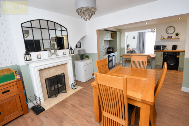 Cozy Oak Dining Room and Sage Kitchen