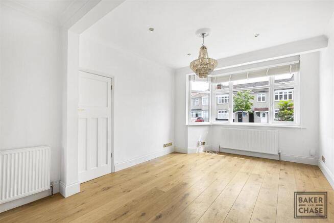 Open plan lounge and kitchen