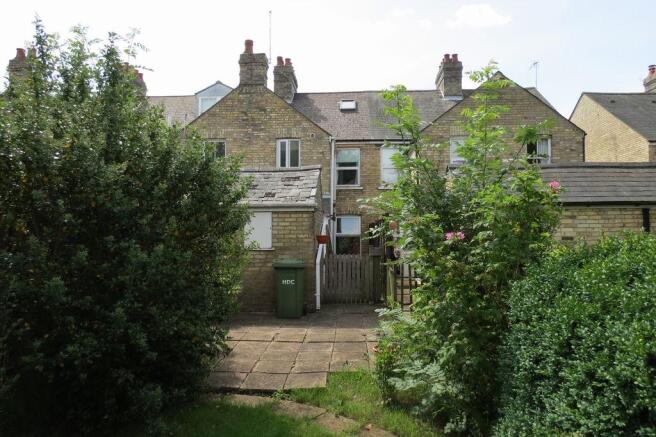 Rear of property