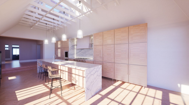 Proposed Kitchen (CGI Photos)