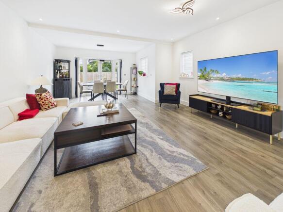 LIVING ROOM TO DINING AREA