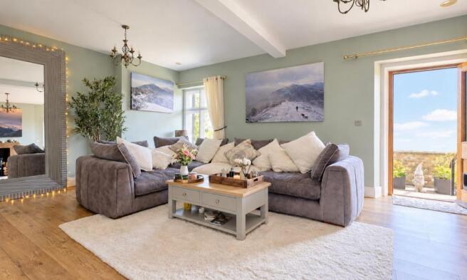 Sitting room with door to sun terrace