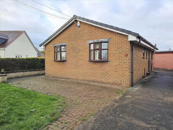 2-bed bungalow on Rood Lane, Clowne, Chesterfield, £240,000