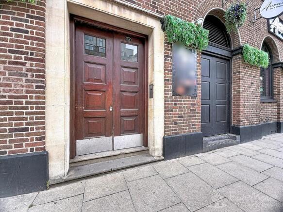 Mid Century Wooden Double Entrance Door
