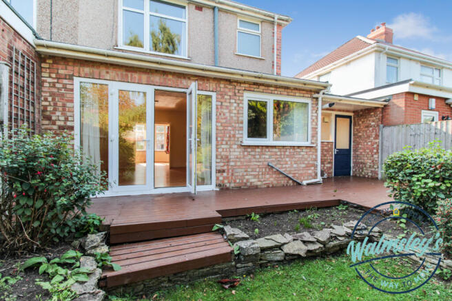 Rear patio