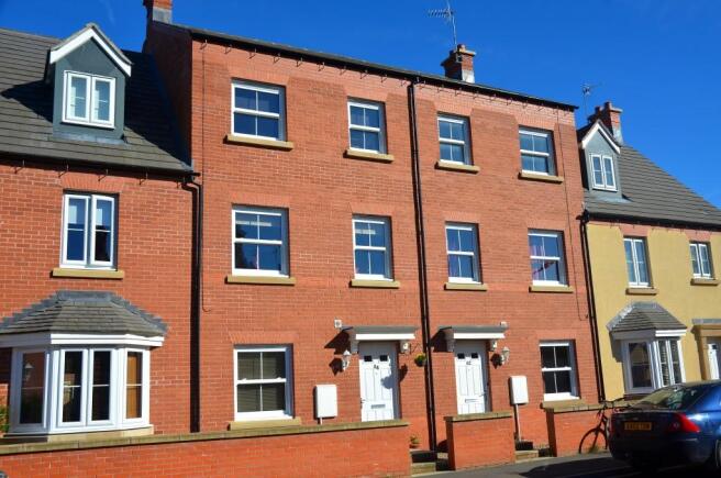 Front of town house