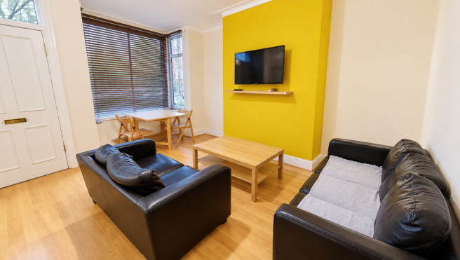 Mustard Accent Living Room